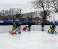Patinoire rambardes hautes blanche